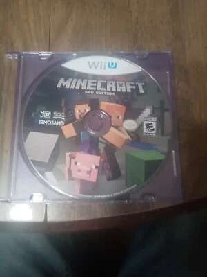 Minecraft Wii U Edition Nintendo WiiU 2015 Video Game Build Mine DISC ONLY - Image 1 of 4