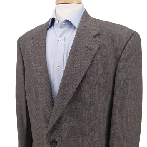 Giacca sportiva Burberry grigio scuro con blazer blu tenue 100% lana 44 L