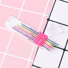 1box 0.5mm Colored Mechanical Pencil Refill Lead Erasable Student Stationary ZQ