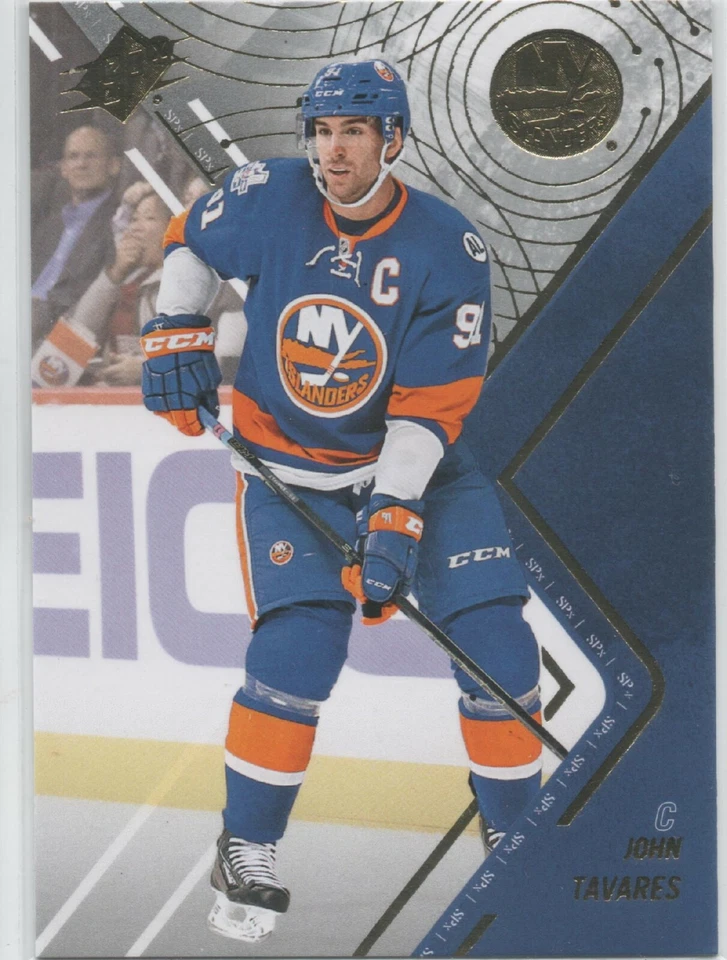 2015-16 Upper Deck SPx Hockey #45 John Tavares NEW YORK ISLANDERS base card 85 - Image 1 of 1