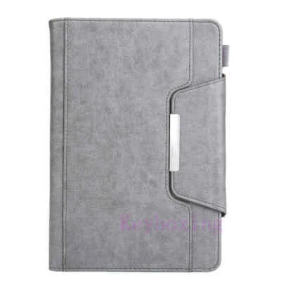 Universal Magnetic Leather Case Cover For 7'' 8'' 9.7" 10.1" 10.5 Android Tablet - Image 1 of 4