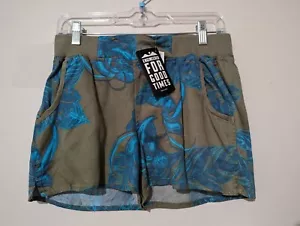 Kavu Riverbank Moss Palms Shorts Womens XXS Hiking Outdoors Floral New with Tags - Picture 1 of 6