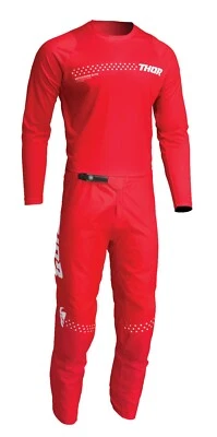 Conjunto combinado de jersey y pantalón minimalista Thor MX Sector ATV motocross equipo de conducción todoterreno Foto 1 de 2