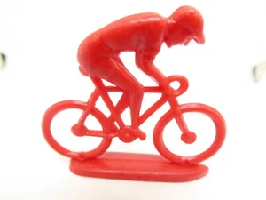 CYCLISTE VELO / RIDER / BIKE - ROUGE / RED - PLASTIQUE / PLASTIC - R13 - Picture 1 of 4