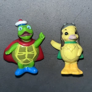 Wonder Pets Plastic Toy Figures Ming Ming the Duck & Tuck the Turtle 2007 - Picture 1 of 6