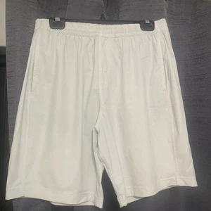 Redvanly Short Herren Large weiß Performance sportlich Stretch Golf Kordelzug - Bild 1 von 3