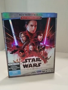 New Star Wars: Episode VIII The Last Jedi Blu-Ray Digital 2017 w/ Slipcover - Picture 1 of 3