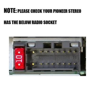 Replacement Stereo Radio Connector Car Wiring Harness ISO Plastic+Metal - Image 1 of 4