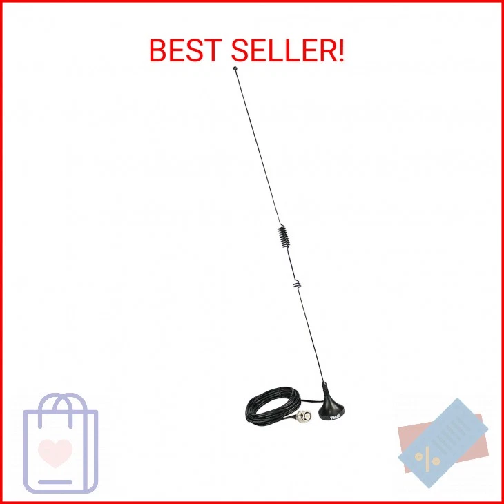 TRAM 1089-bnc Scanner Mini-magnet Antenna Vhf/uhf/800mhz-1 300mhz With