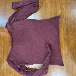 Top de mujer John Galt manga larga rojo liso talla única mediana - Imagen 1 de 3