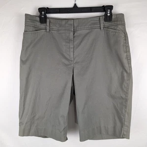 Talbots perfekte Damenshorts 8 olivgrün Stretch-Twill Baumwolle 9,5" Schrittlänge - Bild 1 von 10