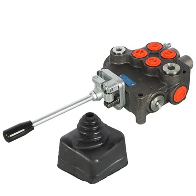 2 Spool 21GPM Hydraulic Directional Control Valve For Tractor Loader w/Joystick - Image 1 of 4