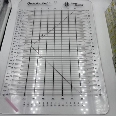 Regla de plástico ranurada a medida de corte de cuarto de junio JT-794 para acolchado Foto 1 de 4