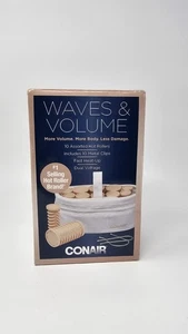 Conair Waves & Volume Compact Hot Rollers 10 Piece On the Go Set HS10XN - Picture 1 of 7
