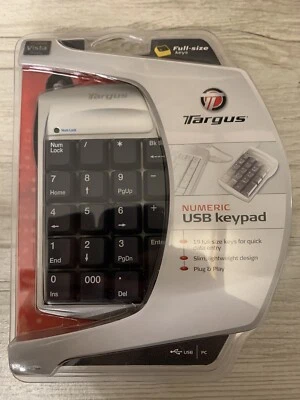Targus USB Numeric Keypad NEW - Image 1 of 3