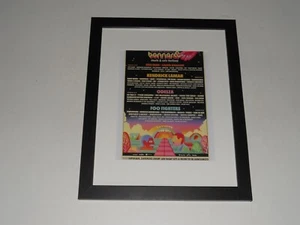 Framed Bonnaroo 2023 Handbill 14"x17" Foo Fighters, Kendrick Lamar, Lil Nas X - Picture 1 of 1