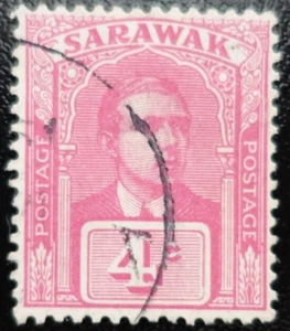 Sello Malasia - Sarawak Nº 54 borrado sello izquierda fecha - Imagen 1 de 2