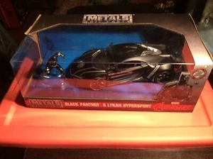 Jada Metals 1:24 scale Marvel Avengers Black Panther & Lykan Hypersport # 99723 - Picture 1 of 11