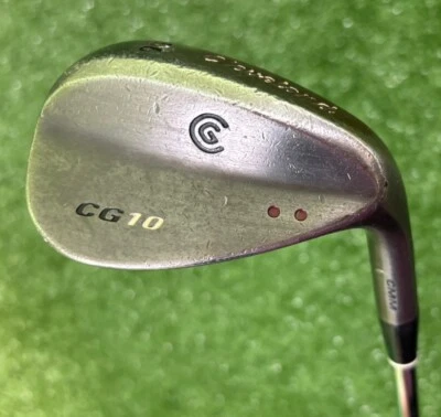 Cleveland CG10 56 Sand Wedge Golf Club USED Right Steel Stiff 2 Dot - Image 1 of 4