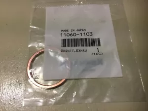 Genuine Kawasaki NOS OEM Brand New Exhaust Gasket 11060-1103 110601103 ER650 KLE - Picture 1 of 5