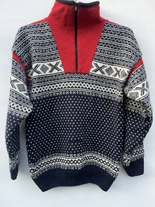 Nordlys Of Norway Knitted Jumper Men’s Size Small Wool Blue Classic - Picture 1 of 6