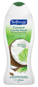 Softsoap Moisturizing Body Wash, Coconut Gentle Wash, 20 Ounce