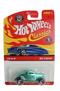 Hot Wheels Classics Series 4 Redline Neet Streeter Aqua Green Coupe #12 of 15 - Picture 1 of 9