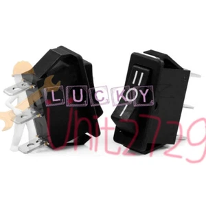 1p LIGHT COUNTRY R4 Double Side Self-Reset Rocker Switch 3 Pins 16A250V 20A125V - Picture 1 of 2