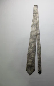 Jos. A. Bank Taupe Block Square Pattern Silk Neck Tie Men's One Size NWT - Picture 1 of 11