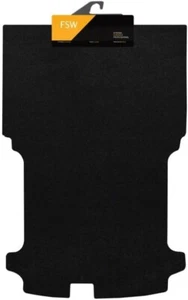 Fits Ford Transit Custom SWB 2013-2023 Carpet Van Rear Floor Mat Black - Picture 1 of 7