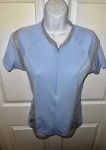 Pearl Izumi Select Short Sleeve Jersey Women Large Blue Road Mountain Bike - Foto 1 di 7