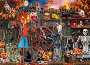 Eurographics Halloween Decorations 1000 Piece Jigsaw Puzzle - Picture 1 of 2