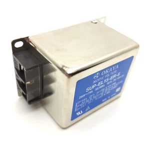 OKAYA SUP-EL15-ER-6 AC Power Line Noise Filter, EMI, 250VAC 15A - Picture 1 of 6