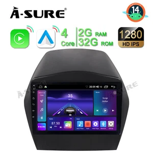 Android14 Autoradio GPS Navi WIFI CarPlay Für Hyundai iX35 EL ELH LM 2010-2015 - Bild 1 von 15