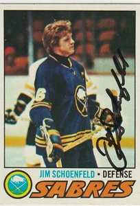 Jim Schoenfeld signed 1977-78 Topps card Buffalo Sabres autograph - Picture 1 of 1