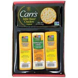 Wisconsin Cheese Company - Wisconsin Christmas Cheddar Cheese & Cracker Gift Box