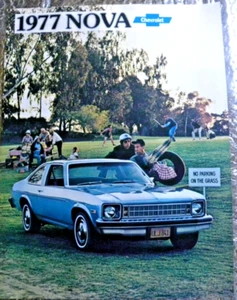 Factory 1977 Chevrolet Nova Chevy Dealership paper Brochure FREE SHIPPING ! - Bild 1 von 4