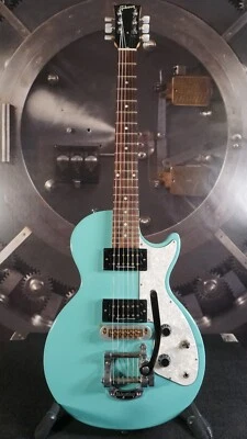 Gibson M2 2017 - Teal w/ Bigsby, Seymour Duncan Humbuckers, Upgraded Bridge, Tun - Image 1 of 4