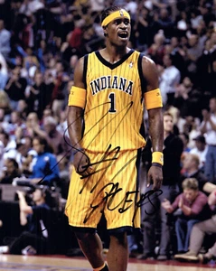 Stephen Jackson Indiana Pacers Signed Autographed 8x10 Photo COA - Picture 1 of 1