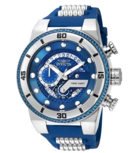 Invicta S1 Rally Men's 51mm Blue Carbon Fiber Chronograph Silicone Watch 24223 - Picture 1 of 8