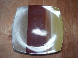Sango DECO GOLD 4741 Square Dinner Plates 11 3/8" 3 available - Picture 1 of 7