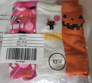 NWT Gymboree Girls Panties Underwear 3 pairs pack Halloween NWT XS SIZE 4 - Picture 1 of 2