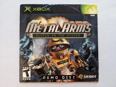 NEW SEALED Metal Arms Glitch in the System Demo Disc Microsoft XBOX - Image 1 of 2