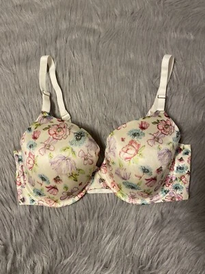 Sujetador Secret Treasures para mujer talla 34D multicolor floral ligeramente forrado espalda unida Foto 1 de 4