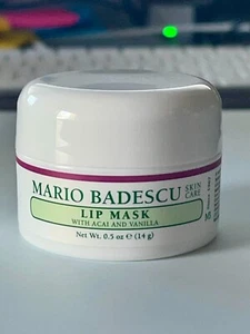 Mario Badescu Lip Mask with Acai and Vanilla, .5ml NEW SEALED - Picture 1 of 1