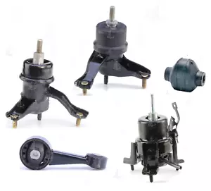 For Toyota Highlander V6 Gas Engine Mount + Transmission Mount Kit 5pcs OEM Spec - Picture 1 of 1