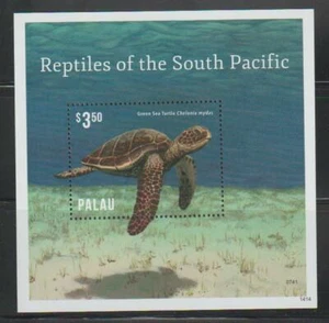 TURTLE STAMPS PALAU 2001 TURTLES REPTILES OF THE SOUTH PACIFIC MNH - TURT92 - Picture 1 of 1