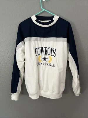 Vintage NFL Dallas Cowboys Sweatshirt Size MED LOGO 7  RARE Quilted Unique 90's? - Image 1 of 4