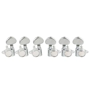 Wilkinson Chrome 3L3R Roto Sealed Guitar Machine Head Tuning Peg For Les Paul LP - Picture 1 of 8
