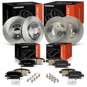 12Pcs Front & Rear Disc Brake Rotor & Ceramic Brake Pads for Chevy Cruze Bolt EV - Foto 1 di 12